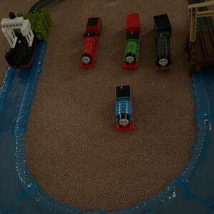 Thomas the train boat and sea.